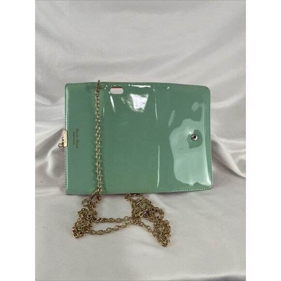 Prettyzys Forever Friend Mint Green and Pink Phone Necklace w/ Bow Detail - Picture 6 of 6